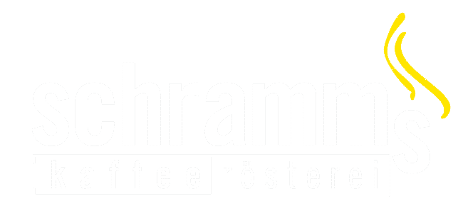 Schramms Kaffeerösterei Logo weiß