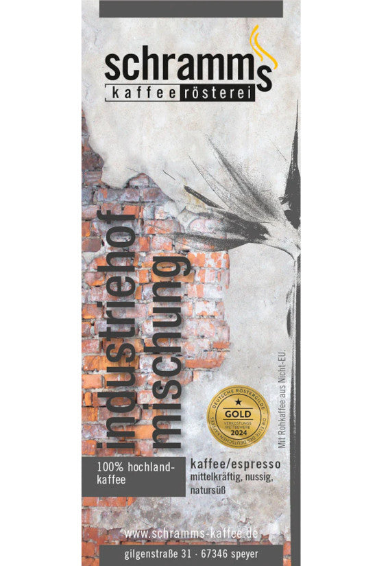 Photo of Industriehof Mischung - Café Crème Blend mit nussig, schokoladiger Note
