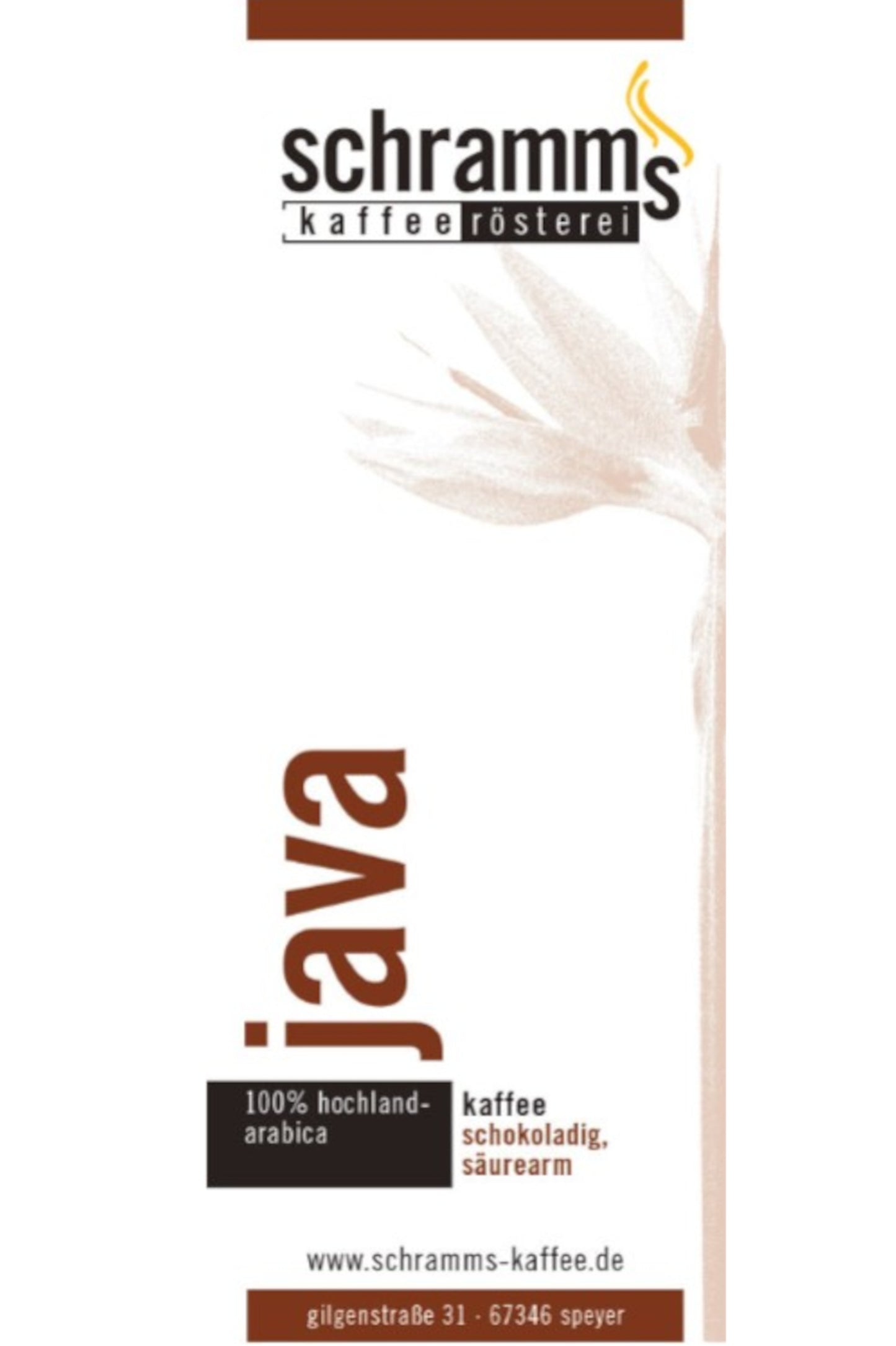 Java aus Indonesien als säurearmer Arabica von der Plantage Blawan mit schokoladigem Profil 