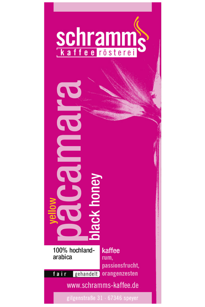 pacamara-black-honey-Speyer-Kaffeeroesterei-Schramms