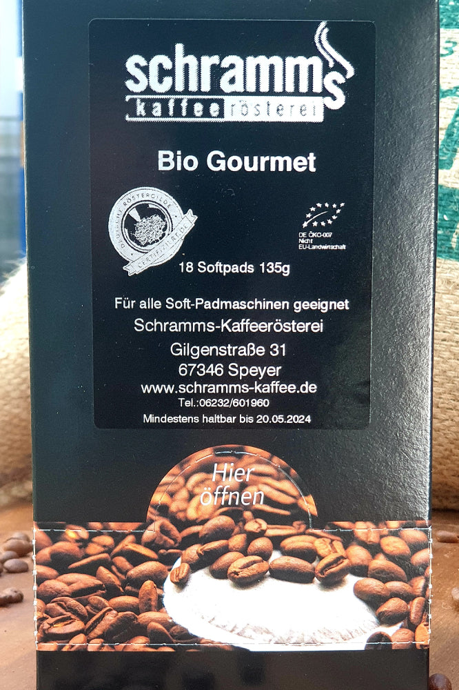 Kaffee-Pads-Bio-Gourmet-Schramms-Kaffeeroesterei