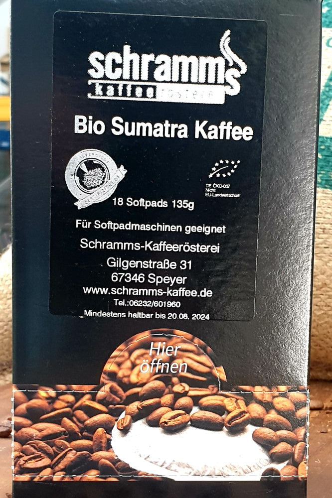 Kaffeepads-Bio-Sumatra-Kaffee