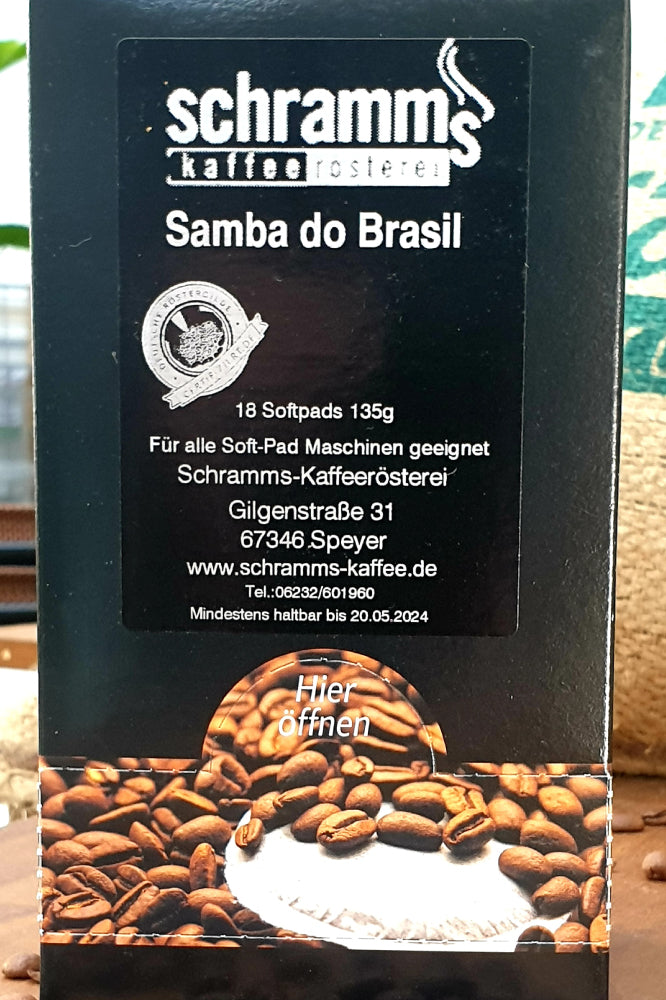 Kaffeepads-Samba-do-Brasil-Schramms-Kaffee
